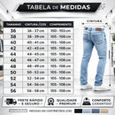 Kit 4 Calças Jeans Masculina Skinny Corte Tradicional