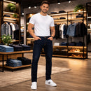 Kit 4 Calças Jeans Masculina Skinny Corte Tradicional
