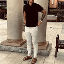 Calça de Linho Masculina Casual