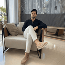 Conjunto Jaqueta Cacharrel Masculina com Zíper + Mocassim Loafer de Camurça