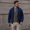 Cardigan Masculino de Tricot com Botão