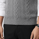 Colete Masculino de Tricot em Lã