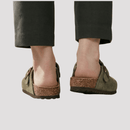 Sandália Clog Maculina Verde Musgo