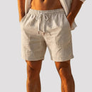 Bermuda de Linho Masculina Lisa