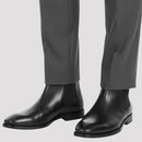Bota Chelsea Masculina Preta com Salto