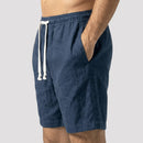 Bermuda de Linho Masculina Lisa