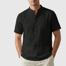 Camisa Henley Masculina com Bolso