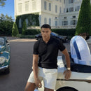 Camisa polo Masculina Canelada Texturizada