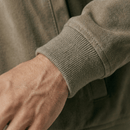 Jaqueta Bomber Masculina de Camurça com Ziper