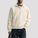 Suéter Quarter Zíp Masculino Liso