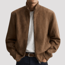 Jaqueta de Camurça Masculina com Ziper