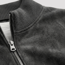 Jaqueta de Camurça Masculina com Ziper