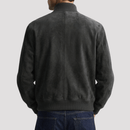 Jaqueta Masculina de Camurça com Ziper