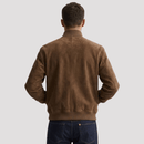 Jaqueta de Camurça Masculina com Ziper