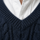 Colete Masculino de Tricot em Lã