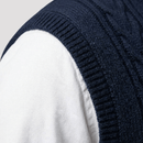 Colete Masculino de Tricot em Lã
