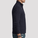 Suéter Quarter Zip Masculino Texturizado