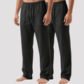 Kit 2 Calças de linho Masculina reta