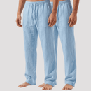 Kit 2 Calças de linho Masculina reta