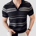Camisa Polo Tricot Masculina Preta