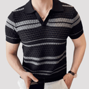 Camisa Polo Tricot Masculina Preta