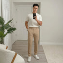 Calça de Alfaiataria Masculina Casual