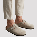 Sandália Clog Maculina de Camurça