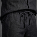 Conjunto Masculino de Linho Preto