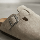 Sandália Clog Maculina de Camurça