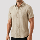 Camisa De Linho Masculina Lisa