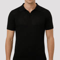 Camisa Polo Masculina Texturizada