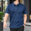 [LEVE 5 PAGUE 3] Camisa Masculina Lorenzo em Seda Gelo e Algodão (Moderno e Elegante)