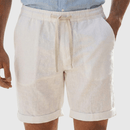 Bermuda de Linho Masculina Reta