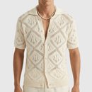 Camisa Masculina de tricot Vintage