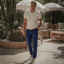 Calça Masculina de Seda Gelada